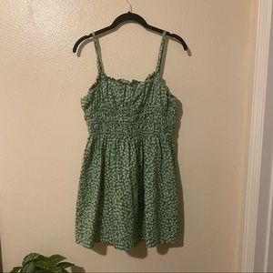 Green Floral Dress